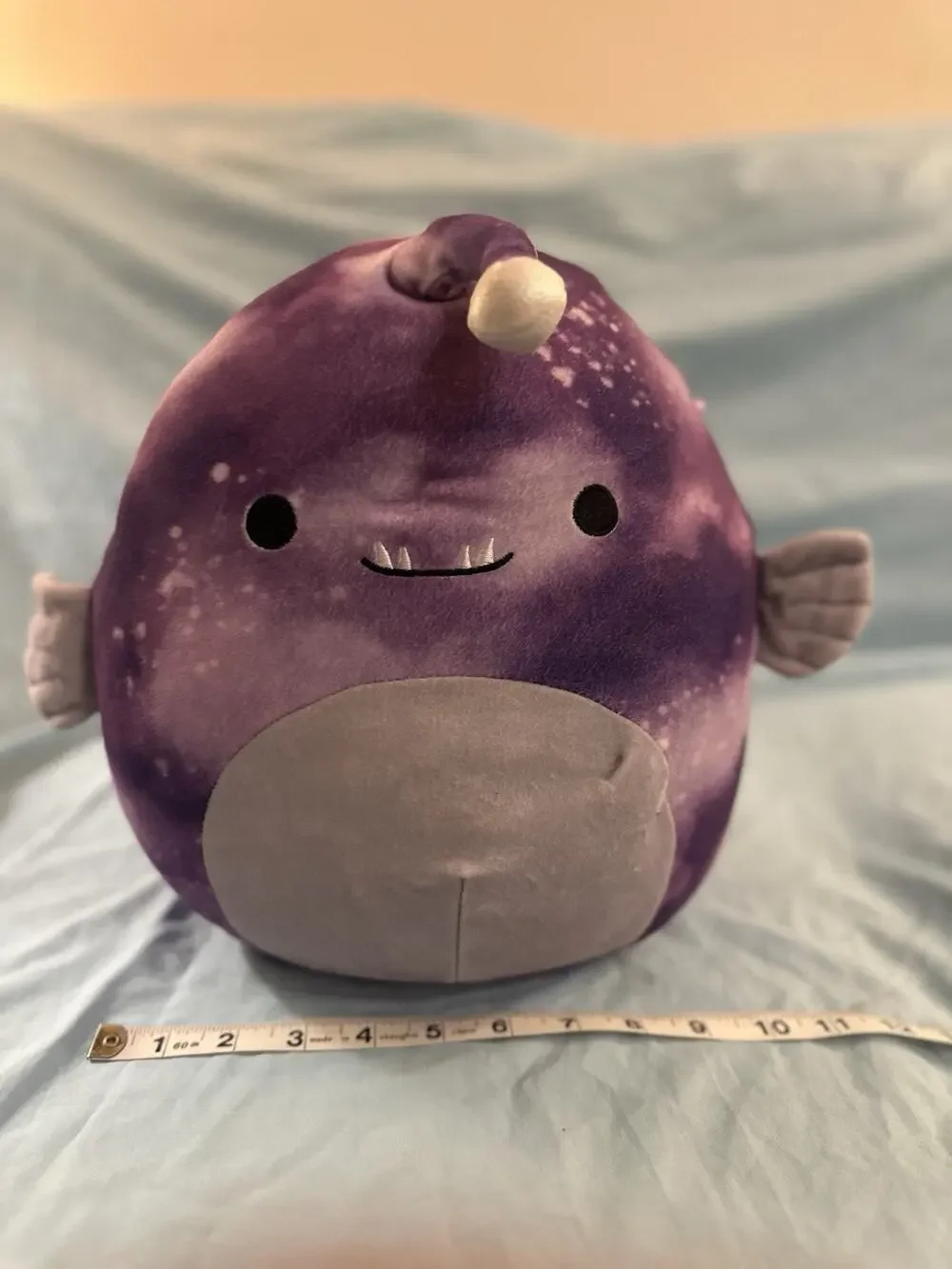 Squishmallows Purple Galaxy Narwhal Plush 12